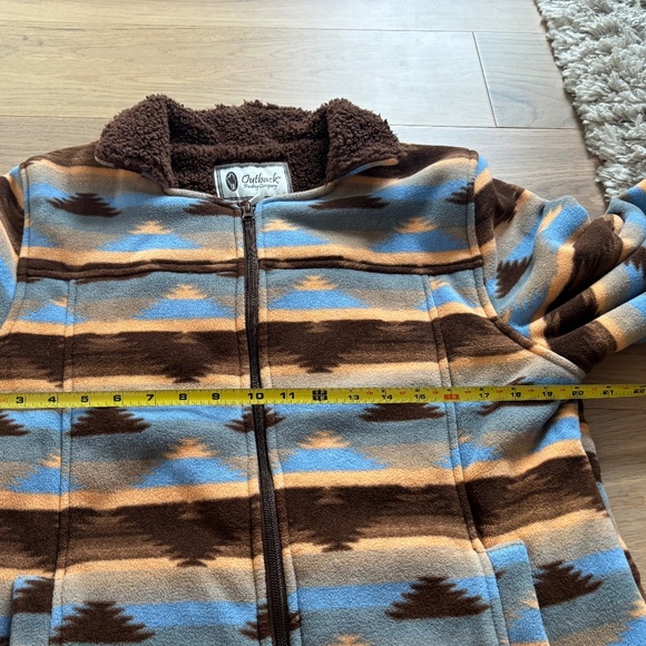 Outback Trading Co Women's Size MD Dawn Sherpa Lined Fleece Jacket - Picture 7 of 10